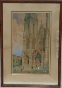 L'eglise by Carl Ludwig Friedrich Becker