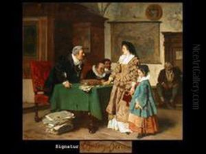 Vor Der Ratssitzung by Carl Ludwig Friedrich Becker