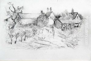 Farm Buildings by Harry Becker