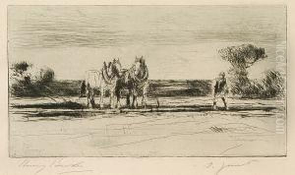 Plough Team Resting - view 1
