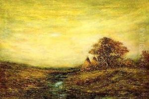 Sunset, Indian Encampment by Ralph Albert Blakelock