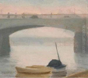 Evening On The Yarra by Clarice Marjoribanks Beckett