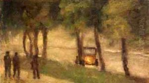 Figures And Car