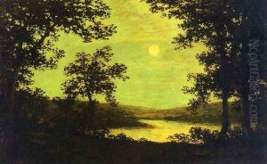Moonlight on the Columbia River by Ralph Albert Blakelock
