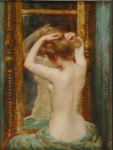 American, - The Old Pierglass, Circa 1900