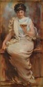 Woman Holding A Cup