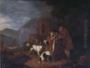 Returning From The Hunt by Adriaen Cornelisz. Beeldemaker
