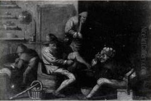 L'hallali Du Sanglier by Adriaen Cornelisz. Beeldemaker