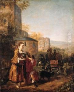 Rebecca And Eliezer At The Well