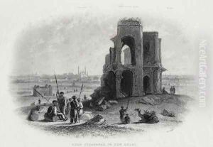 Shah Jehanabad or New Delhi, India by John Brandard
