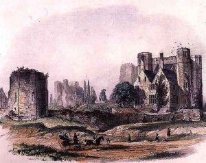 Kenilworth Castle by John Brandard