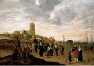 A View Of The Beach Of Scheveningen