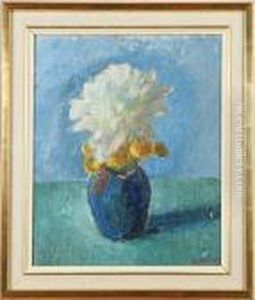 Blommor I Blagronvas by Dick Beer