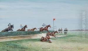 The Waterjump, Grand National by John Axel Beer