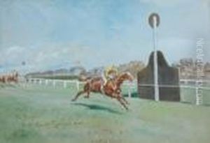 The Finish For The Grand National by John Axel Beer