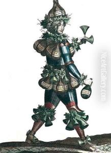 The Innkeeper, allegorical costume design