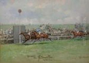Spearmint Wins The Grand Prix By Half Length From Bridgecourt by John Axel Beer