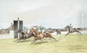 Santoi Winning The Jubilee Stakes, Kempton by John Axel Beer