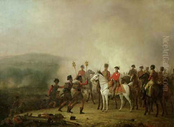 The Eagle Standards Taken at Waterloo Returned to Wellington, 18th June 1815 - view 1