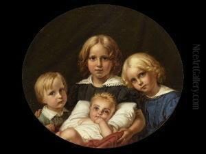 Die Vier Kinder Des Kunstlers:
Oscar, Alfred, Reinhold Und Hellmuth. by Karl Joseph Begas