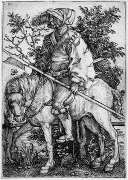 Der Hellebardier Zu Pferde - view 1