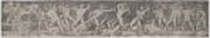 Battle Of Eighteen Nude Men by Barthel Beham