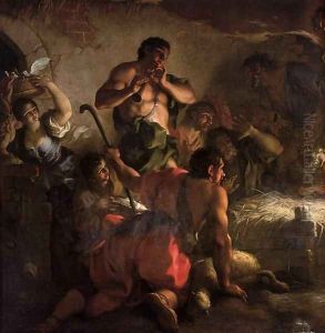 Adoration of the Shepherds (detail) by Antonio Balestra