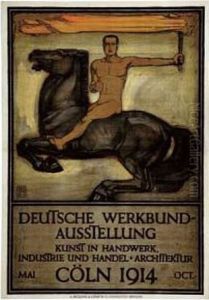 Deutsche Werkbund-ausstellung. 1914. by Peter Behrens
