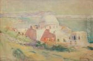 Pejzaz Orientalny by Adolf, Abraham Behrman