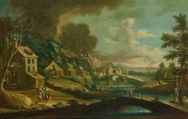 Landschaft Mit Dem Gang Nach Emaus - view 1