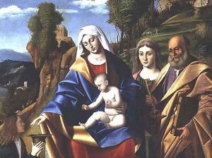 Virgin and Child with Saints c.1510 by Marco Basaiti