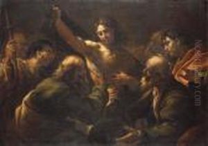 The Incredulity Of Saint Thomas by Giovan Battista Beinaschi