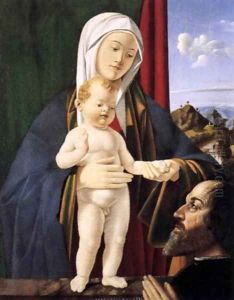 Madonna and Child with a Donor