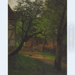 Hay Barn At Kleinenbremen, Westfalica by Fritz Beinke