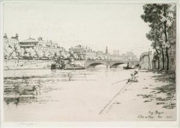 Eugene Bejot Le Pont En Change,paris - view 1