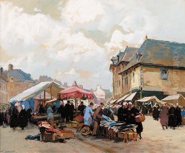 Market day, France - view 1