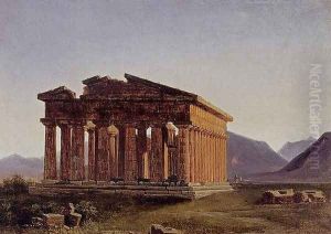 A view of the Temple of Neptune at Paestum