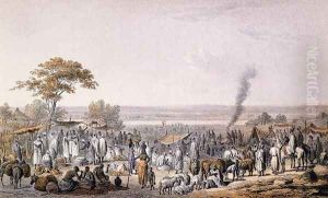 The Market in Sokoto in 1853, from 'Travels and Discoveries in North and Central Africa' by Heinrich Barth The Market in Sokoto in 1853, from 'Travels and Discoveries in North and Central Africa' by Heinrich Barth