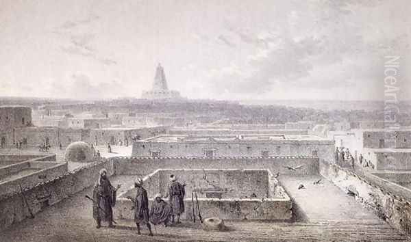 The North Side of Timbuktoo, from 'Les Voyages en Afrique' by Heinrich Barth published in 1857 - view 1