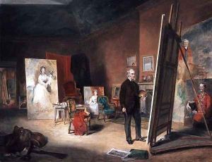 Portrait of Sir Francis Grant at an Easel by John Ballantyne