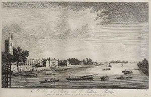 A view of Putney, took of Fulham Bridge 1780 by John Boydel