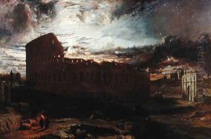The Colosseum, Rome 1860 by Frederick Lee Bridell