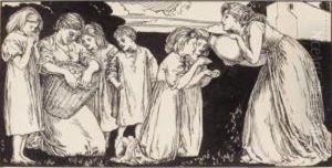 Study Of Children Eating And Drinking by Robert Anning Bell