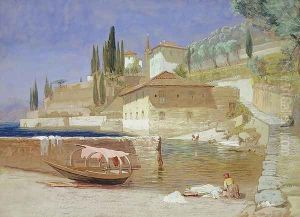 Varenna, Lake Como by Frederick Lee Bridell