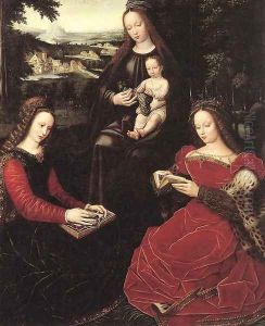 Virgin and Child with Saints by Ambrosius Benson