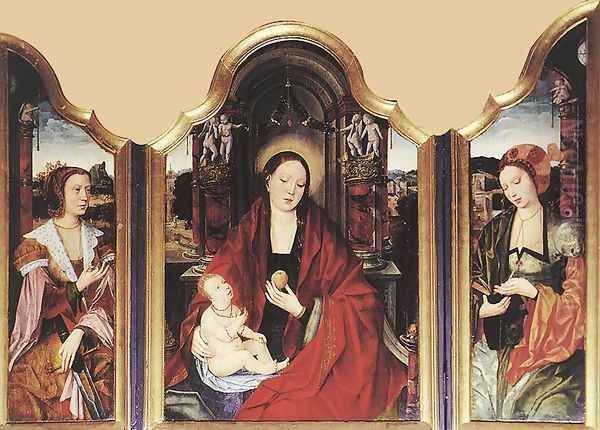 Virgin with the Pear - view 1