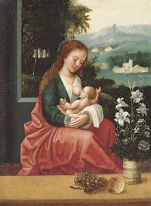 The Virgin and Child by Ambrosius Benson