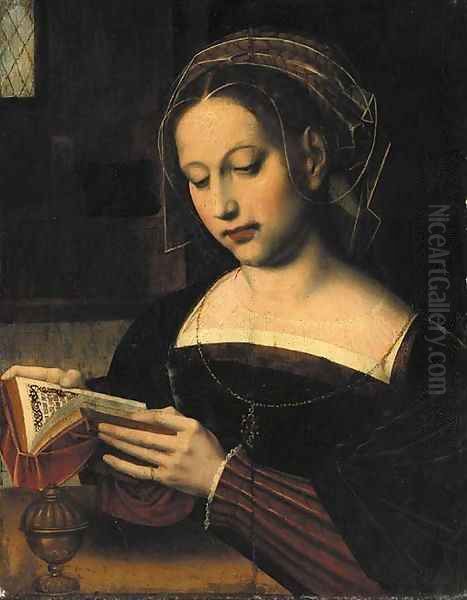 Saint Mary Magdalen reading by Ambrosius Benson