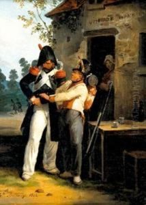 Le Bon Vin De Vigneron by Joseph-Louis Hippolyte Bellange