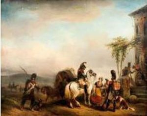 L'arrivee Des Militaires A L'auberge